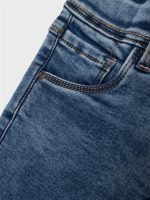 Name it - Nmfsalli Boot Fleece Jeans 6427-An O - Medium Blue Denim