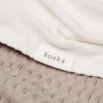 Koeka - Wiegdeken Cotton Fleece Amsterdam - Clay/Natural