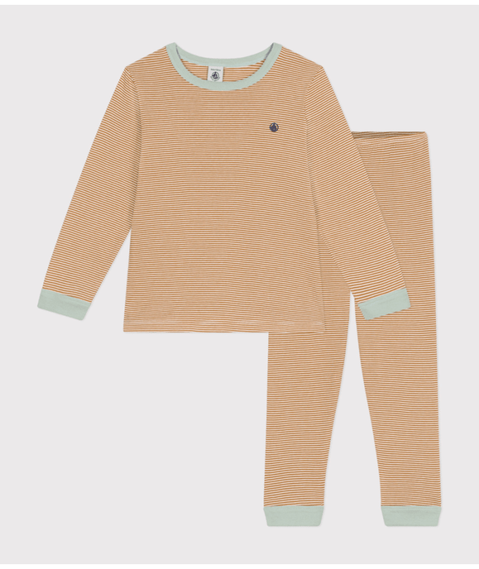 Petit Bateau - Pyjama - Cuivre/Marshmallow