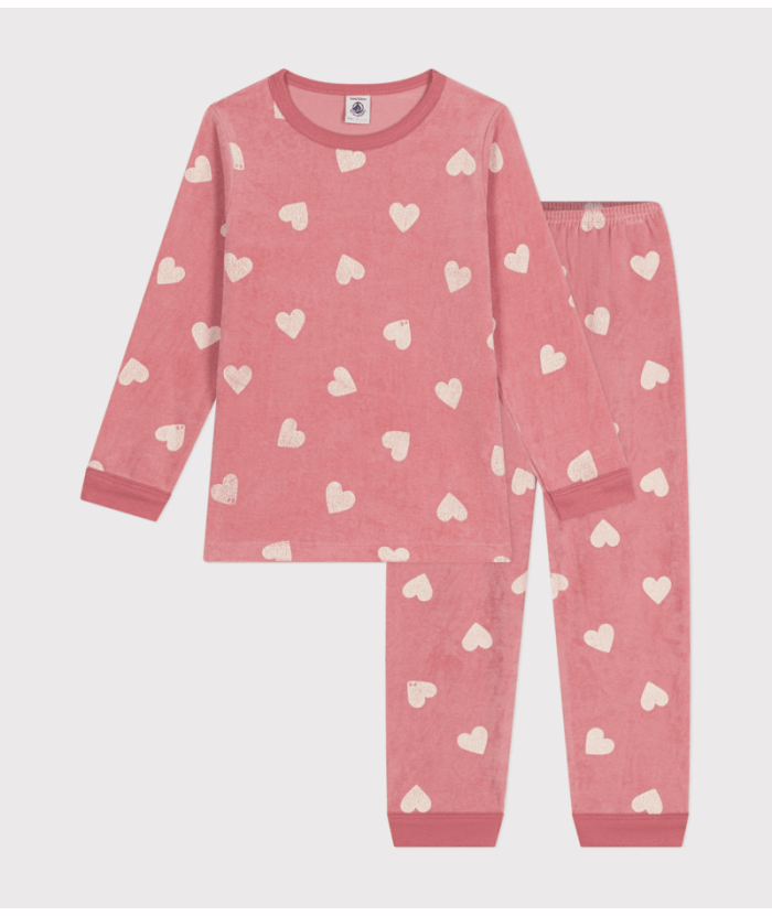 Petit Bateau - Pyjama - Rosewood/Marshmallow