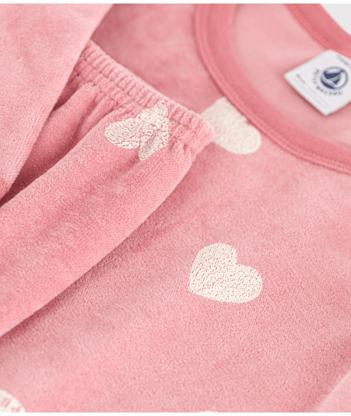 Petit Bateau - Pyjama - Rosewood/Marshmallow