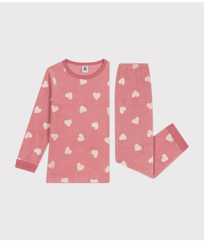 Petit Bateau - Pyjama - Rosewood/Marshmallow