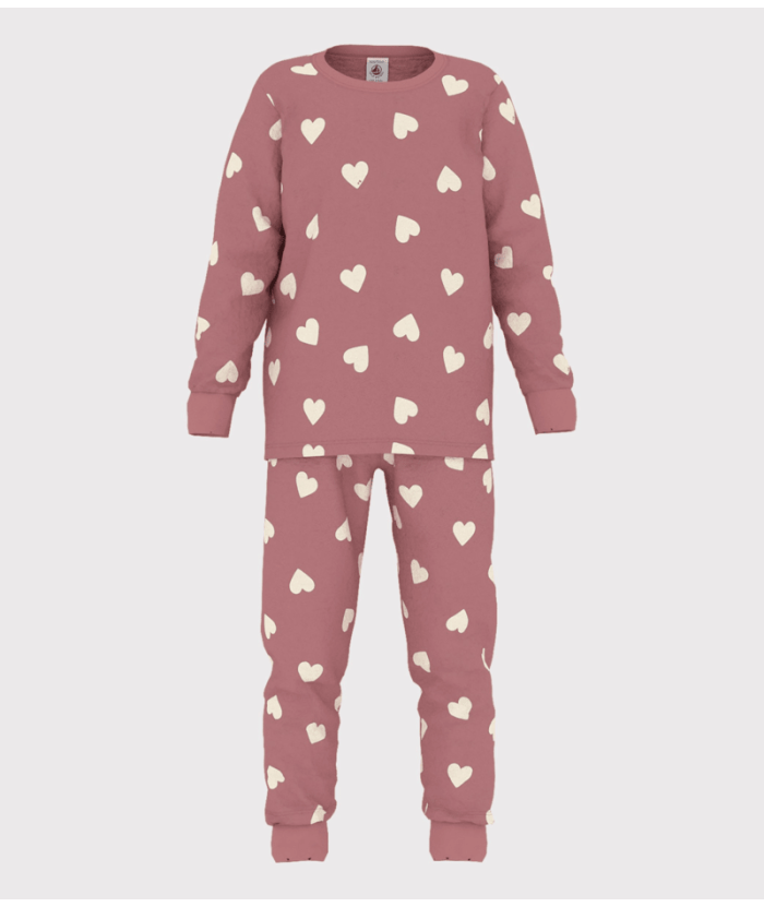 Petit Bateau - Pyjama - Rosewood/Marshmallow