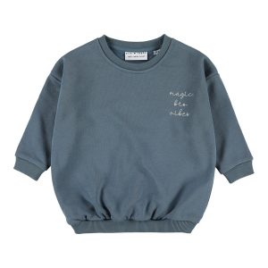 Elle and Rapha - BRO Sweater Loose Fit - Petrol Blue