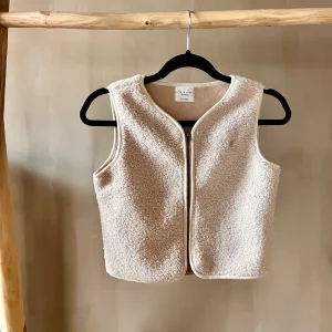 Elle and Rapha - Little Teddy Moon Vest - Ecru