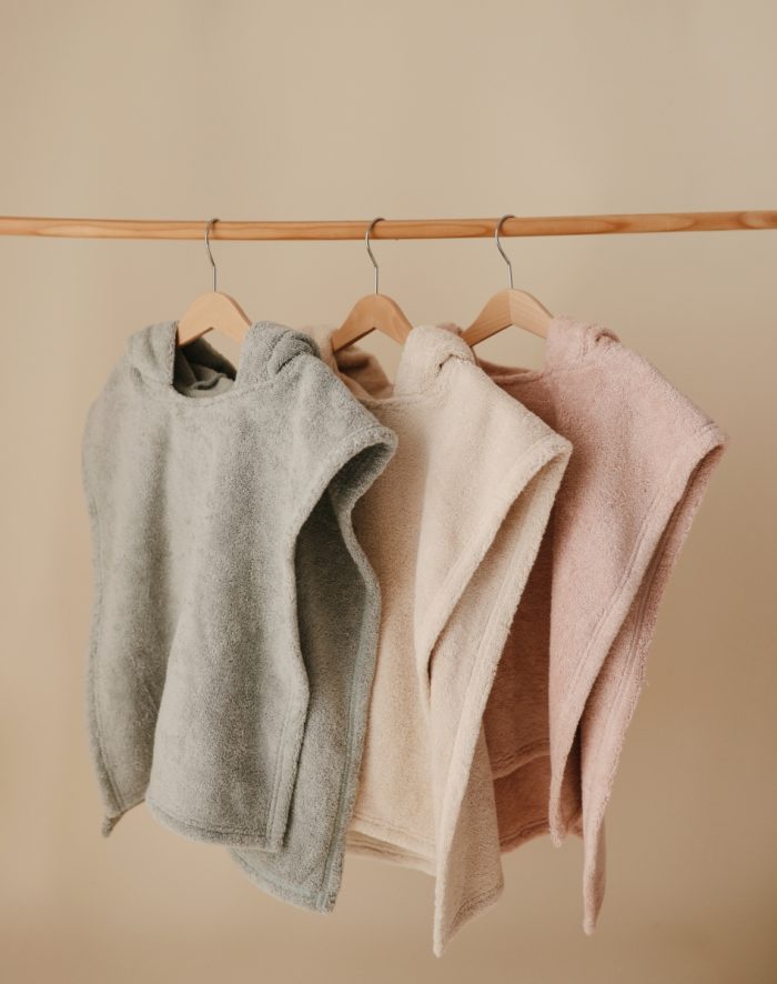 Mushie - Bear Poncho Towel - Blush