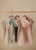 Mushie - Bear Poncho Towel - Blush