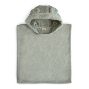 Mushie - Bear Poncho Towel - Moss