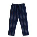 Jenest - Kick Pants - Navy Blue, Plum Bordeaux, Hazelnut Brown Stripe