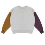 Jenest - Lucky Bird Sweater - Grey Melange, Plum Bordeaux, Hazelnut Brown