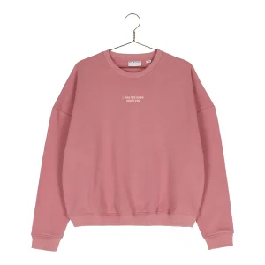 Elle and Rapha - Sweatshirt Told The Moon - Loose Fit - Soft Pink