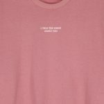 Elle and Rapha - Sweatshirt Told The Moon - Loose Fit - Soft Pink