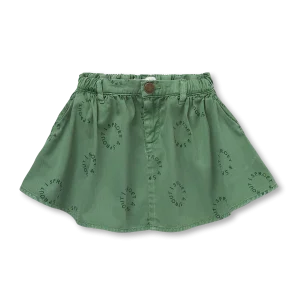 Sproet & Sprout - Denim Skirt Green - Evergreen