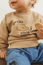 Sproet & Sprout - Baby Sweatshirt Cookie - Praline