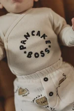 Sproet & Sprout - Baby Sweatpants Cookies Print - Ivory Melee