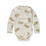 Sproet & Sprout - Grandad Romper Cookies Print - Brown