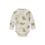 Sproet & Sprout - Grandad Romper Cookies Print - Brown